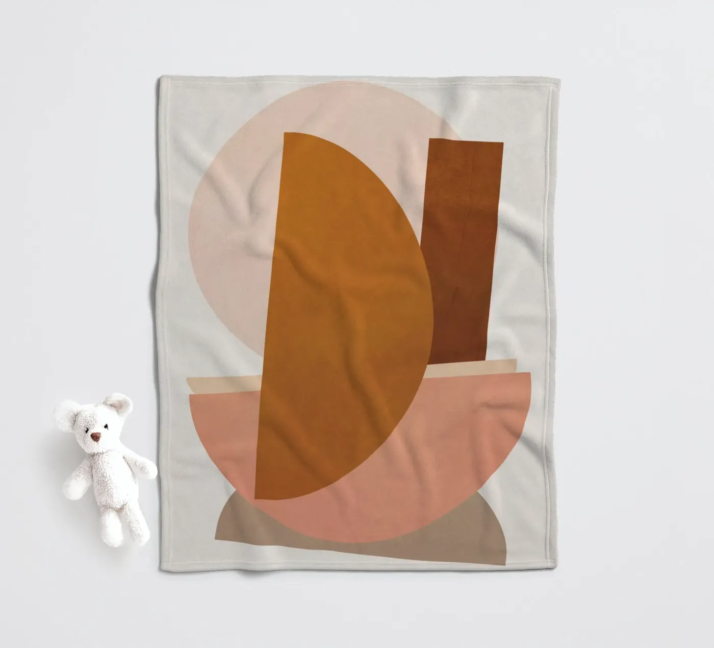 Abstract Stack III fleece blanket by Flow Line