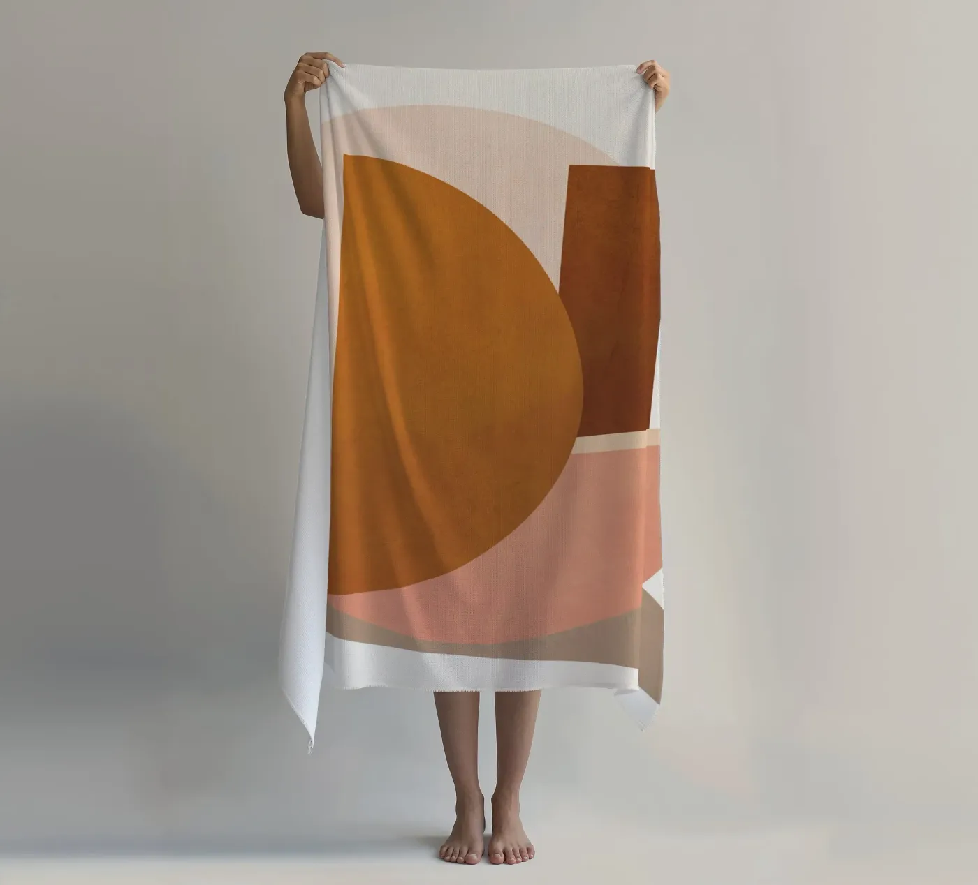 Abstract Stack III strandhanddoek van Flow Line