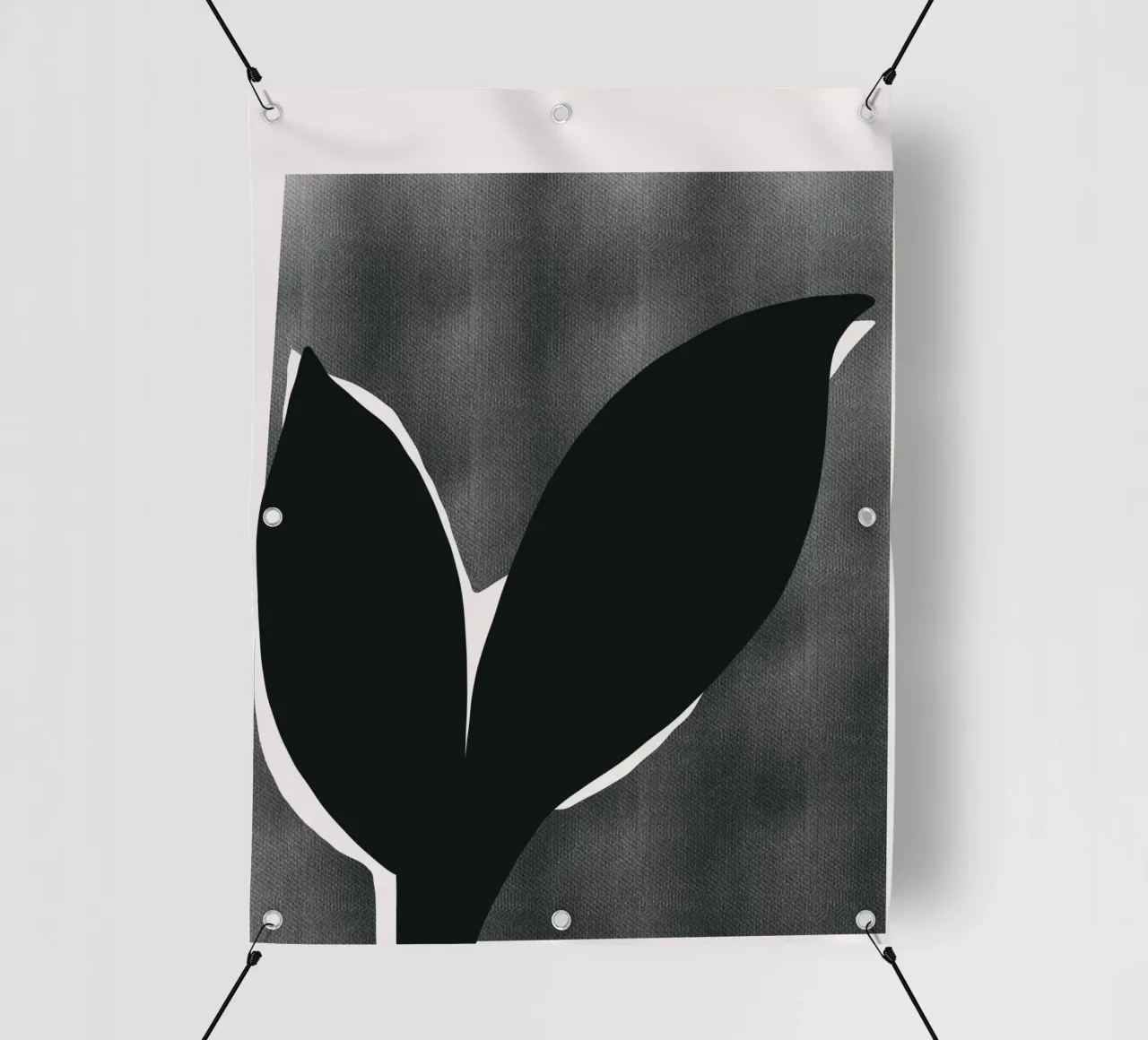 Composizione nera 05 telo in pvc da Little Dean