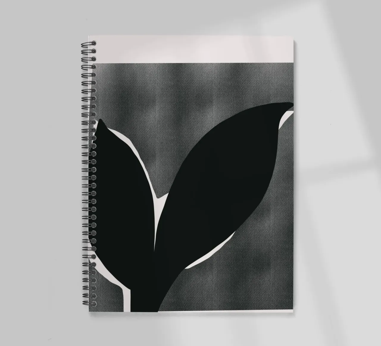 Black composition 05 spiral notebook by Little Dean