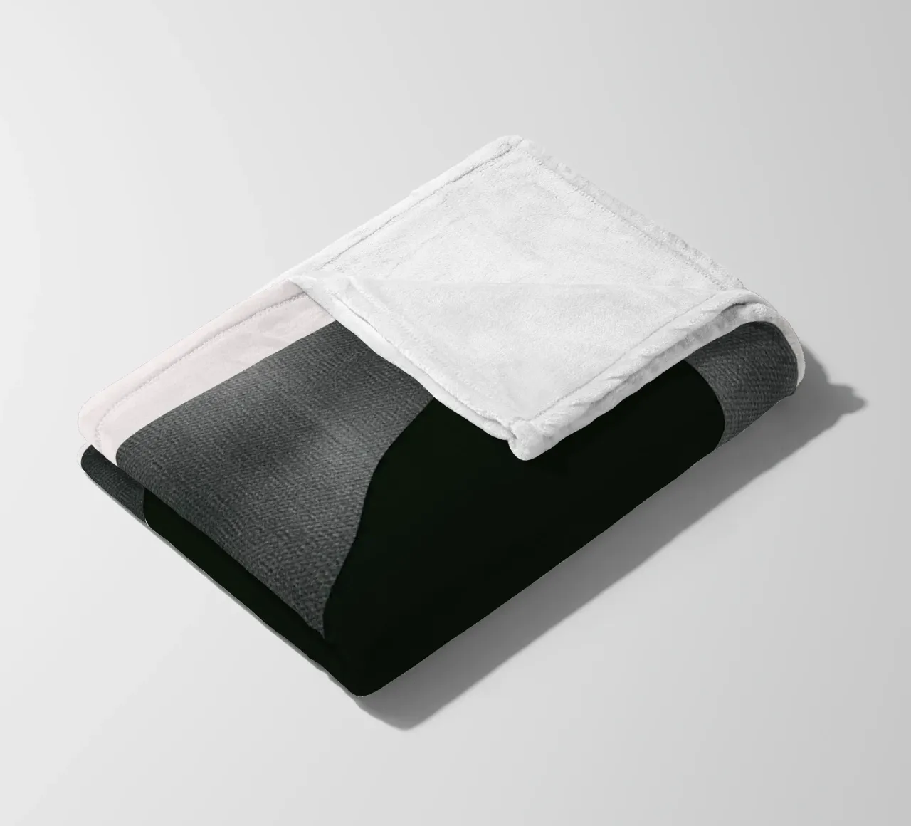 Composizione nera 05 coperta in pile da Little Dean