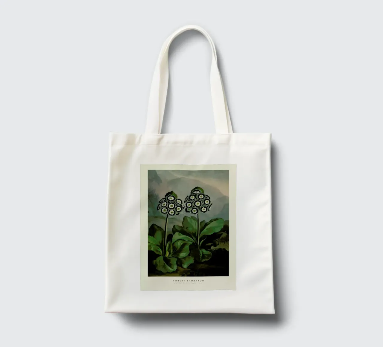 Thornton - A Group of Auriculas borsa in juta da Vintage by JUNIQE