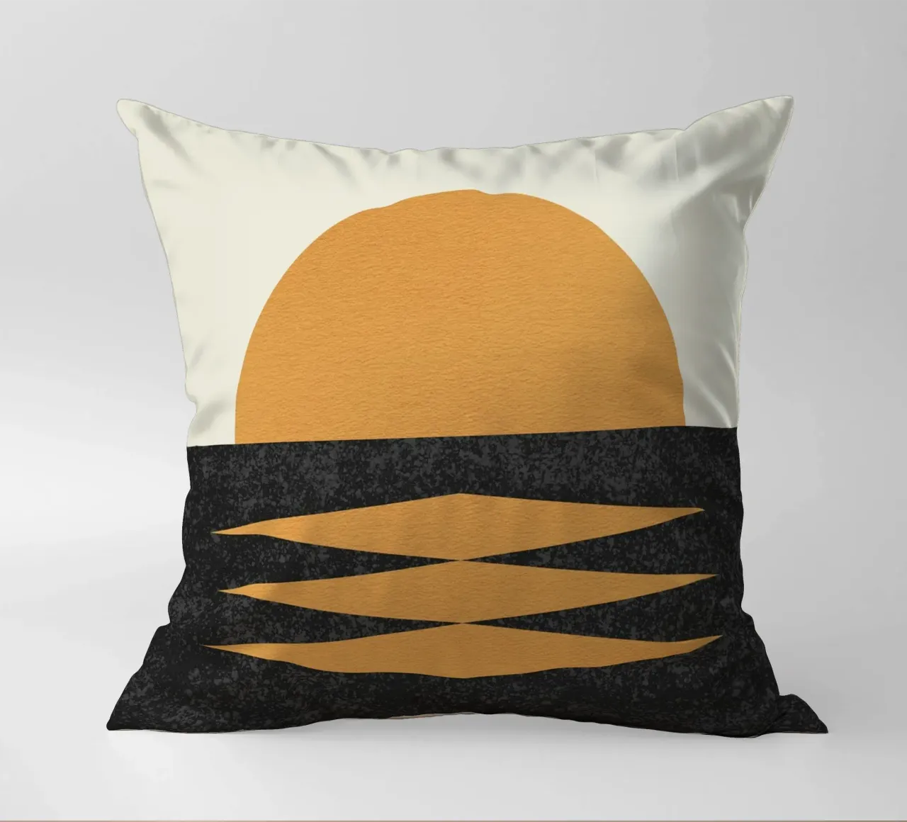 Tramonto geometrico - Stile metà secolo cuscino da MoonlightPrint