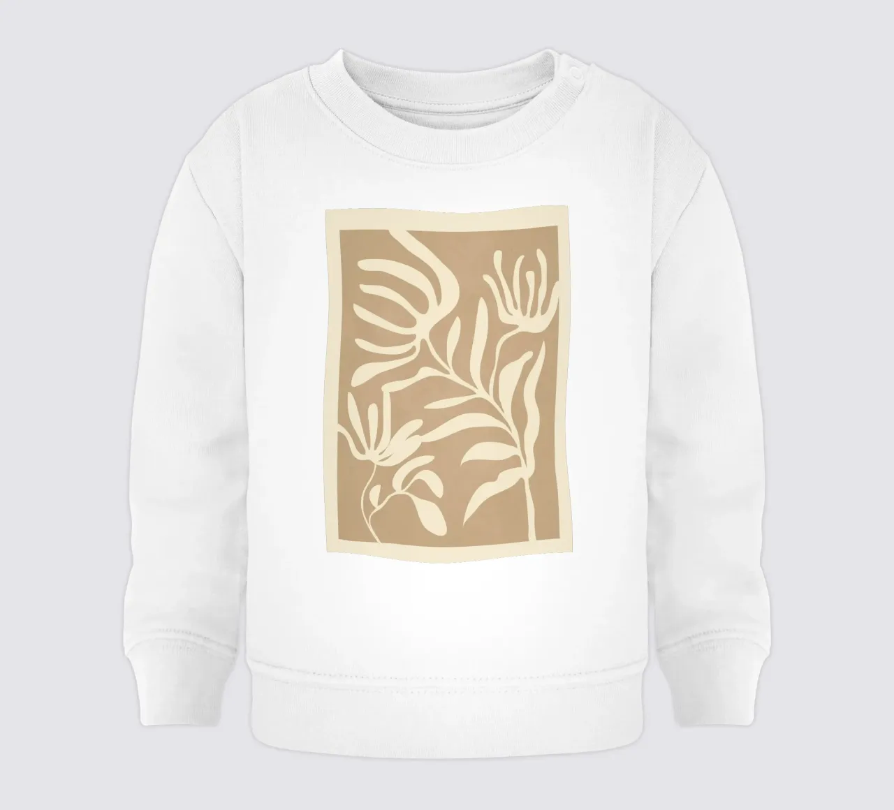 Minimal Abstract Art Plant 1 felpa neonato da Flow Line