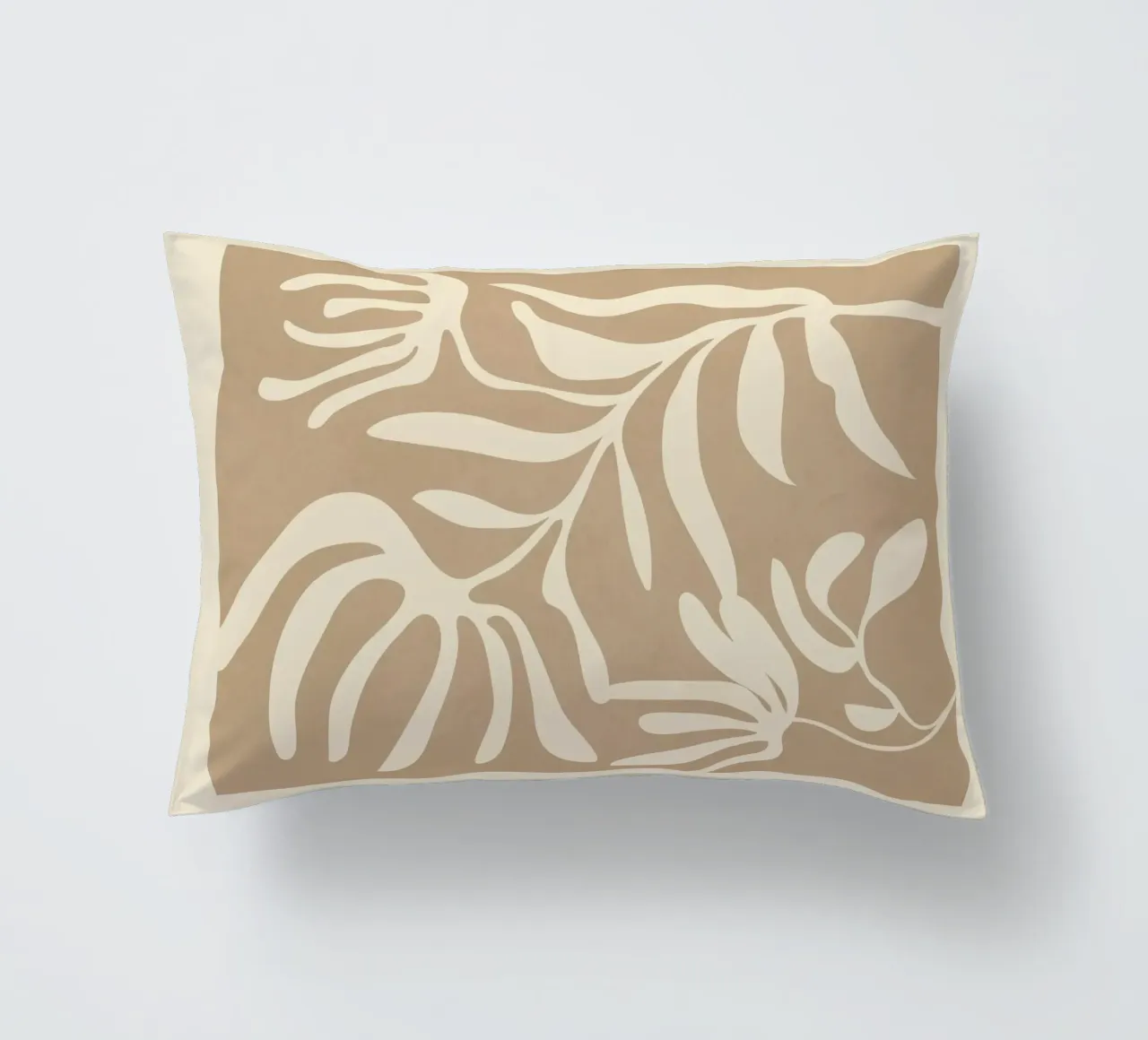 Minimal Abstract Art Plant 1 cuscino da Flow Line