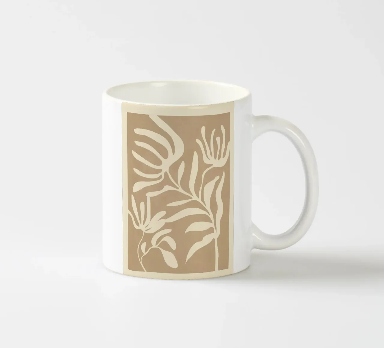 Minimal Abstract Art Plant 1 tazza in ceramica da Flow Line