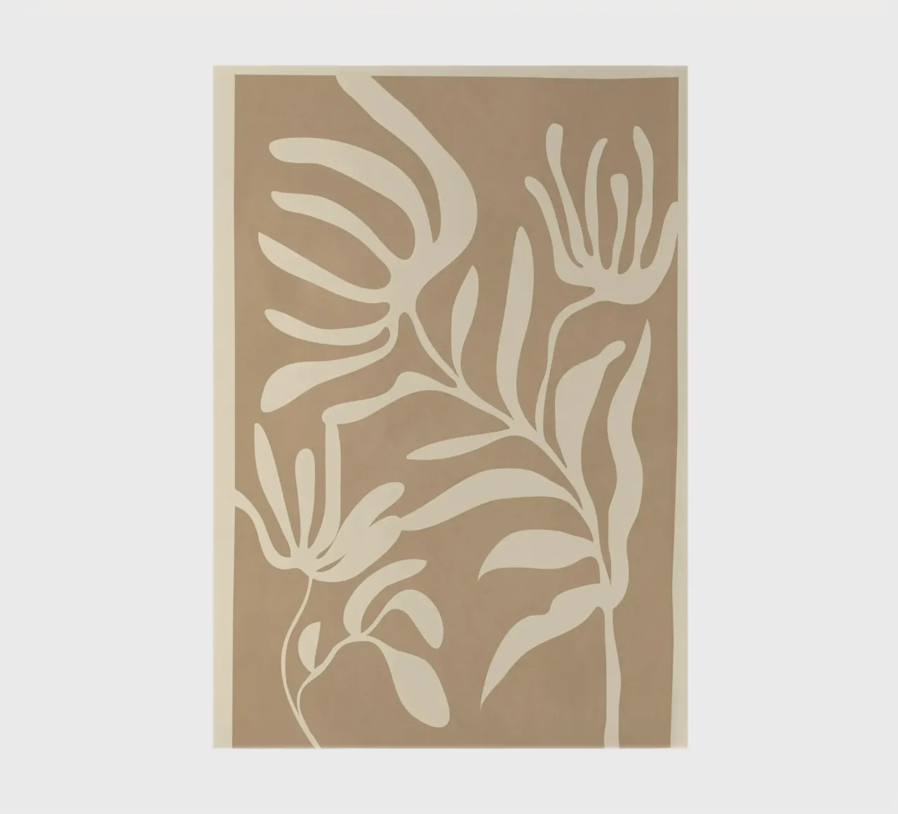 Minimal Abstract Art Plant 1 notebook by Flow Line