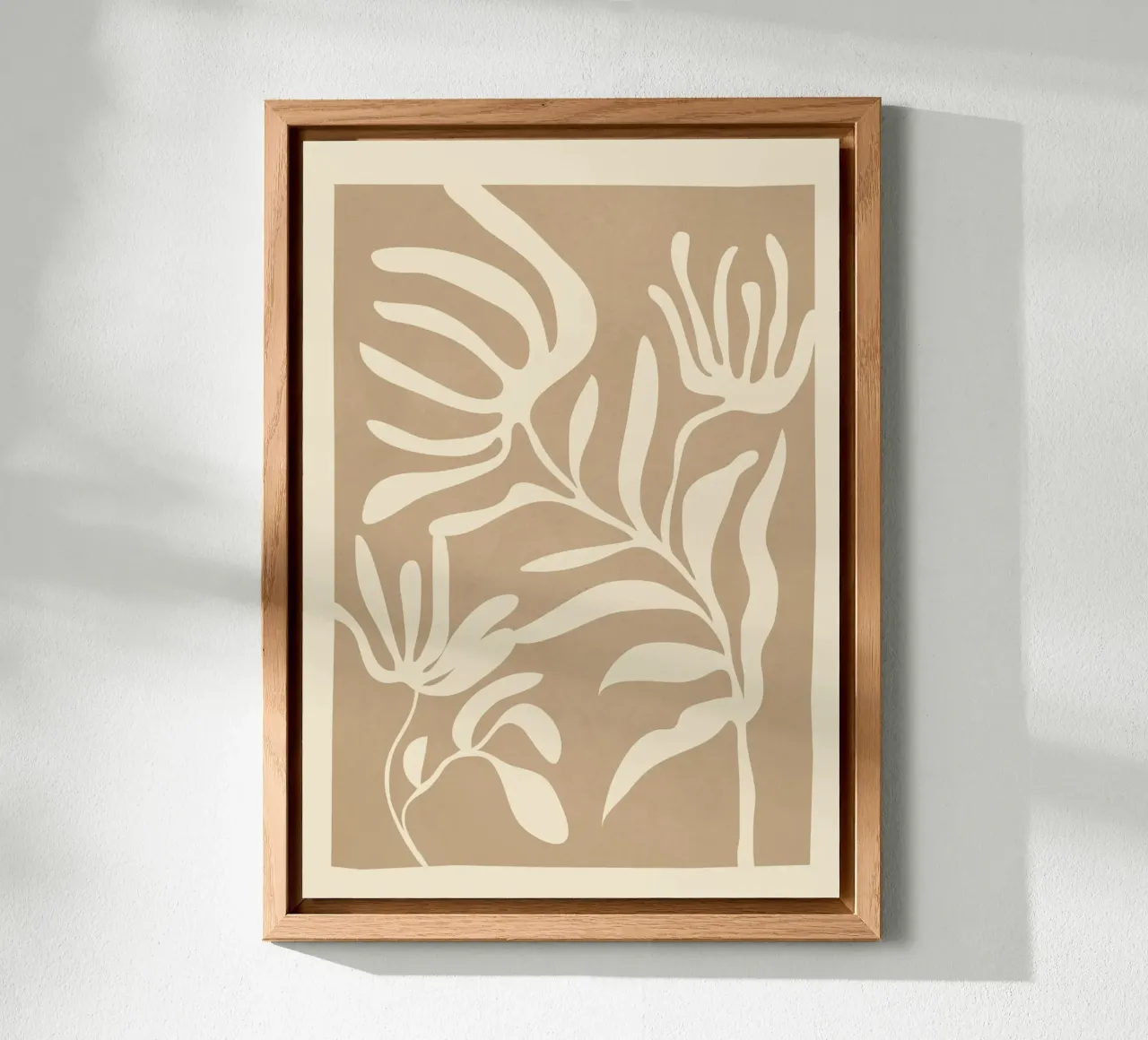 Minimal Abstract Art Plant 1 alu-dibond by Flow Line