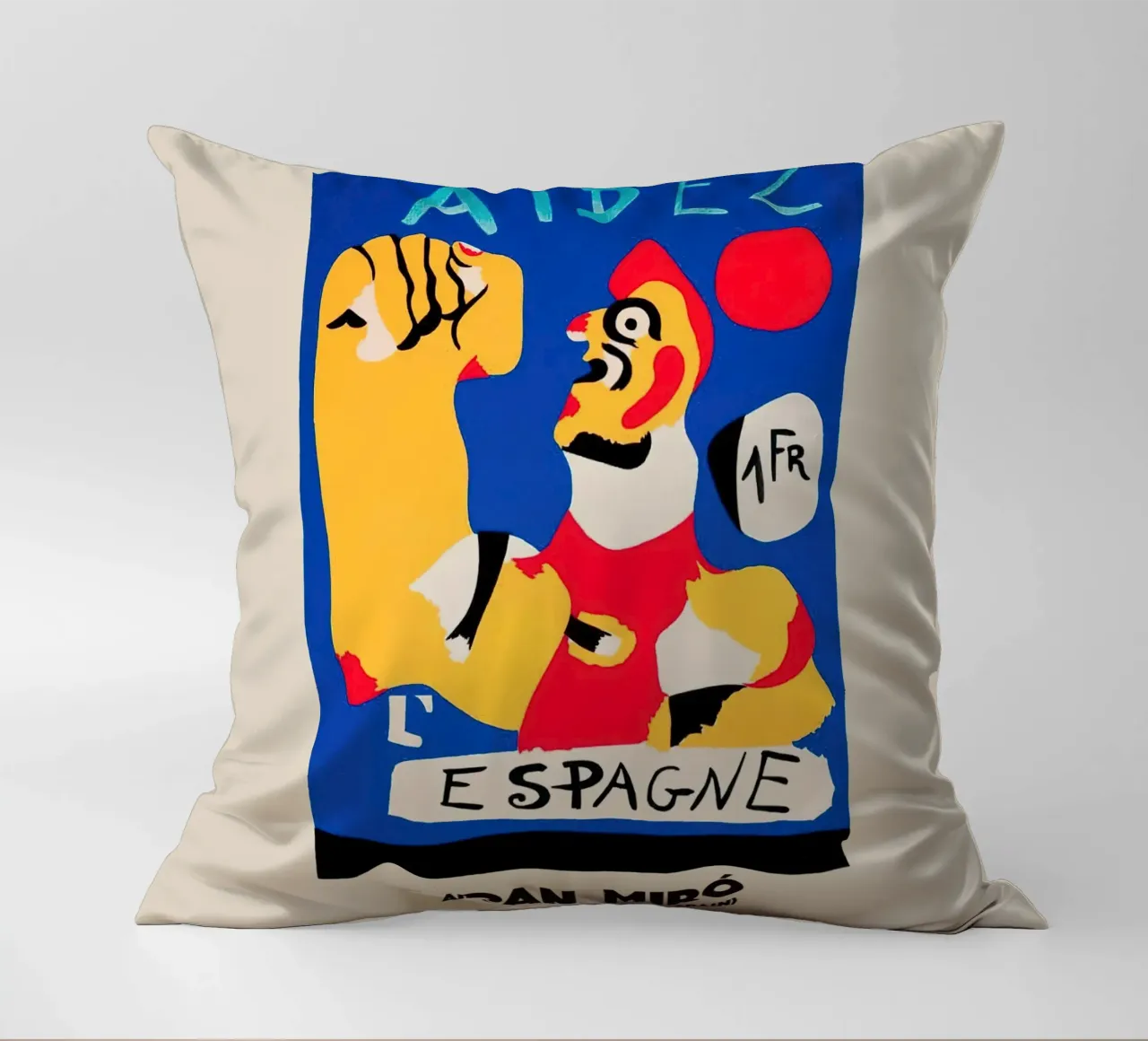 Joan Miro Art Aidez cuscino da phillipp veisenberg