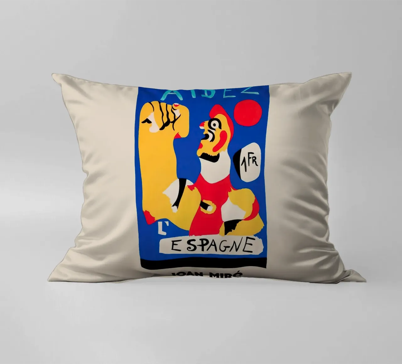 Joan Miro Art Aidez cuscino da phillipp veisenberg