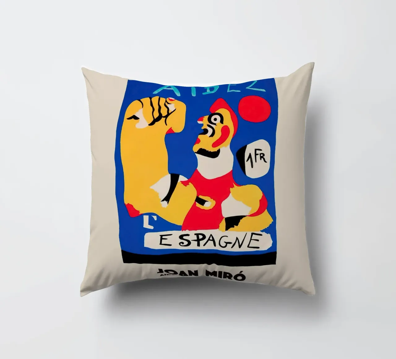 Joan Miro Art Aidez cuscino da phillipp veisenberg