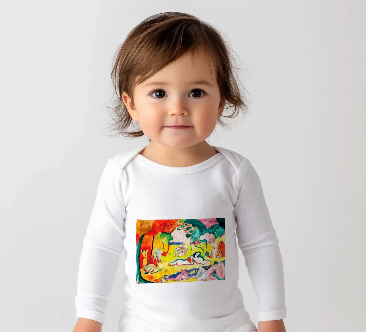 Matisse - Das Glück zu leben (The Joy of Life) Langarm Babybody von MinaHome