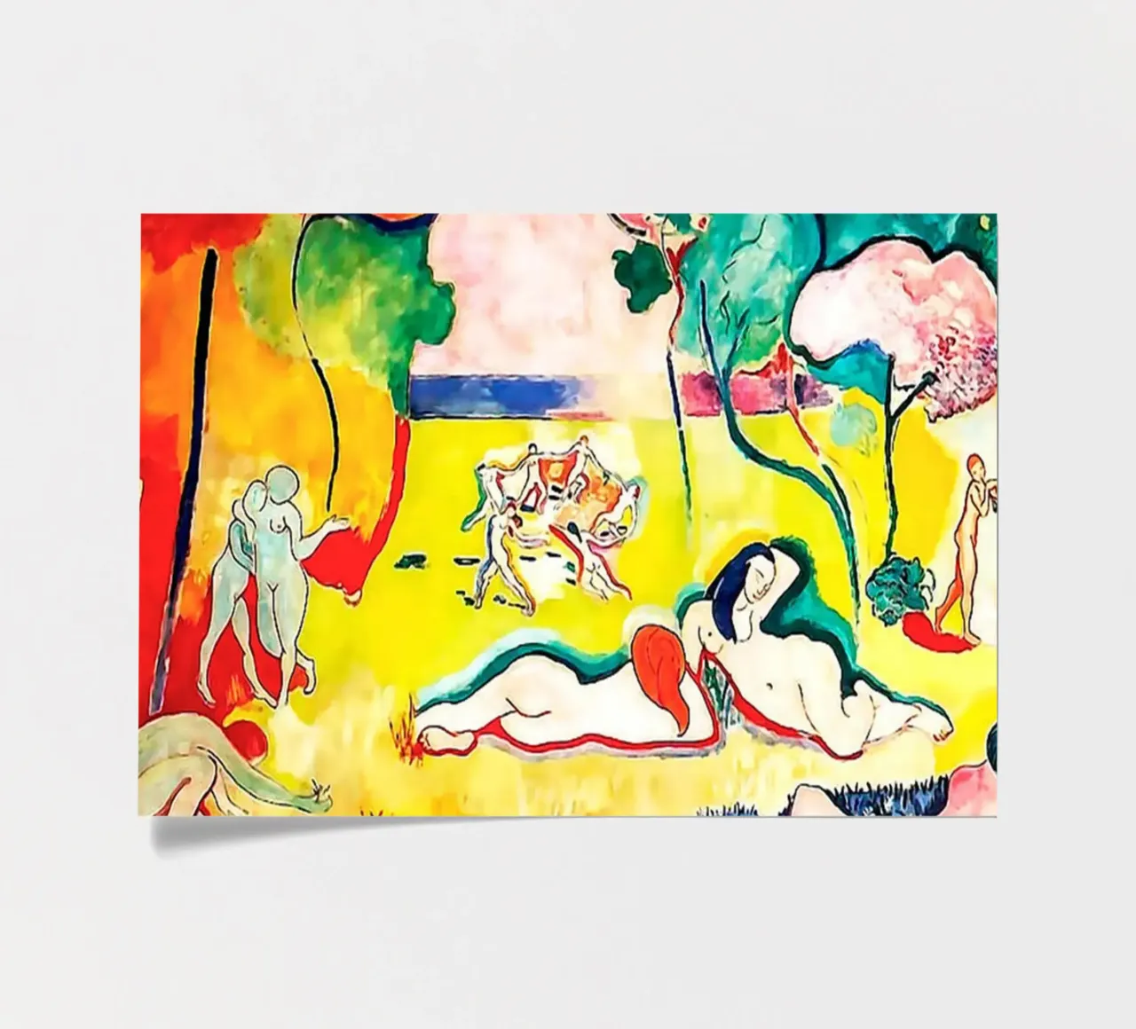 Matisse - Das Glück zu leben (The Joy of Life) Stickerbogen von MinaHome