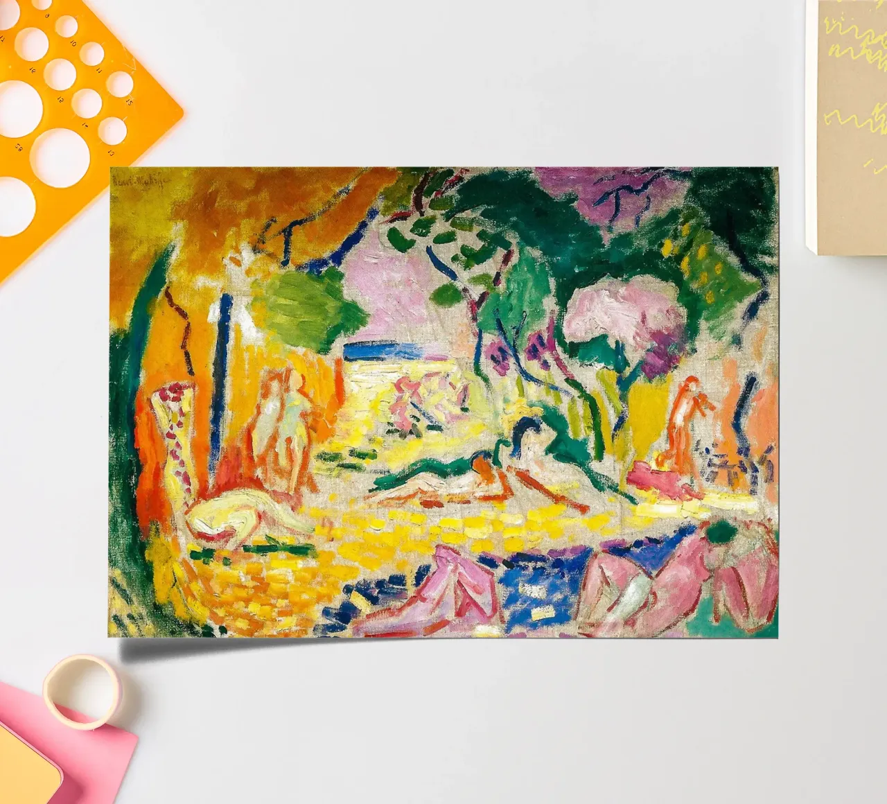 Matisse - Das Glück zu leben (The Joy of Life) Stickerbogen von MinaHome
