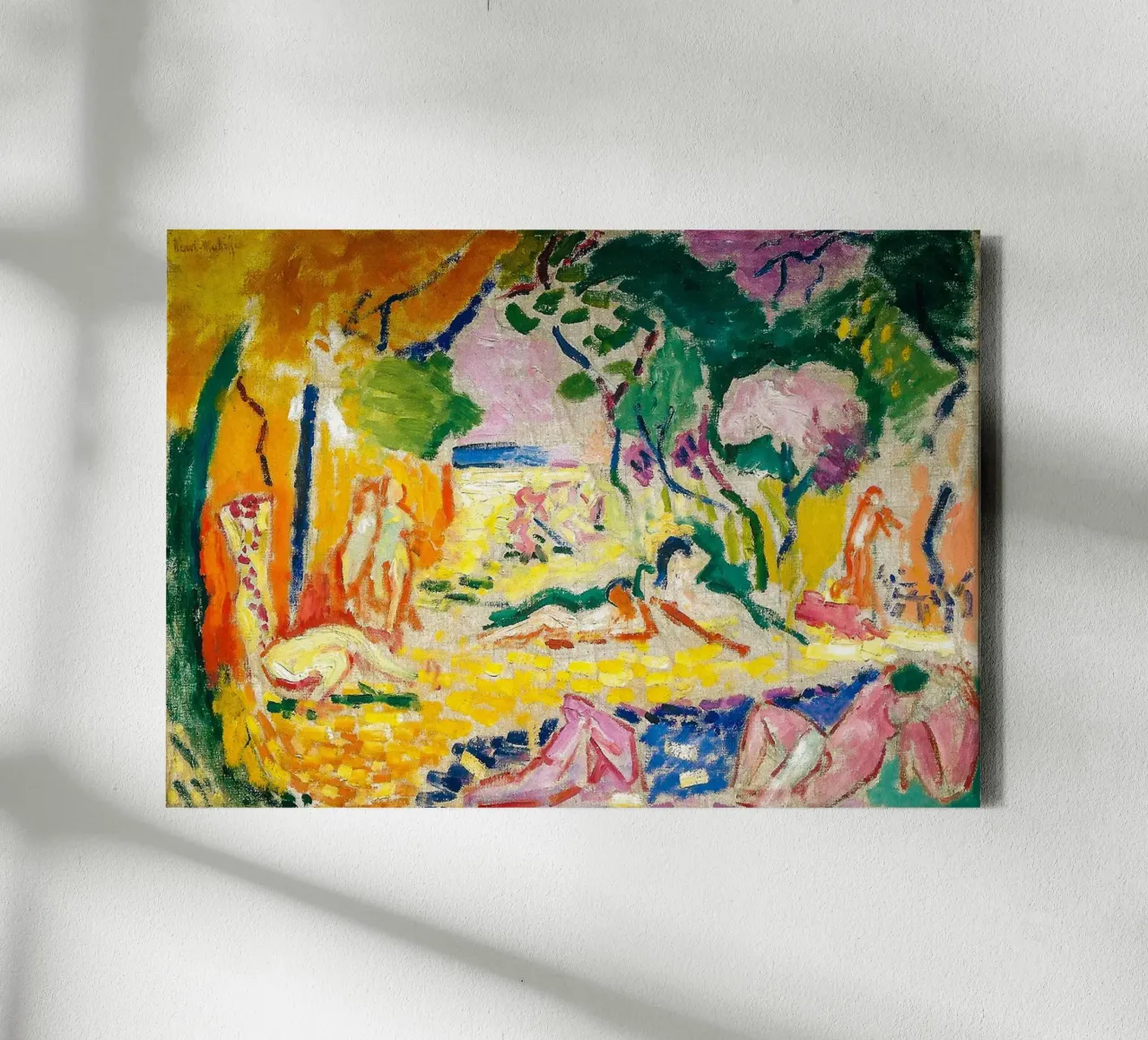 Matisse - La gioia di vivere tela con Cornice a cassetta da MinaHome
