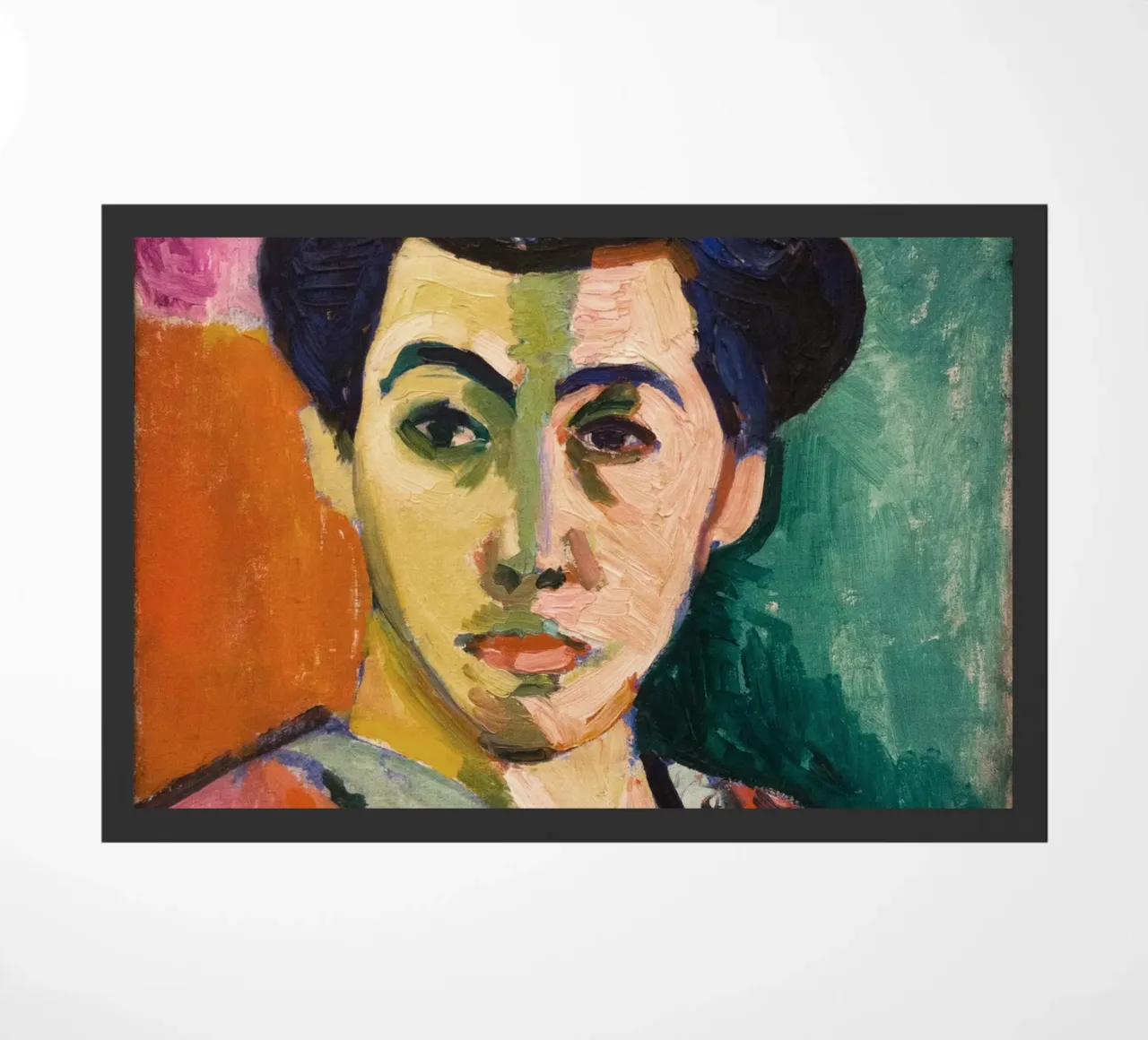 Portrait of Madame Matisse (The green line), 1905 doormat by MinaHome