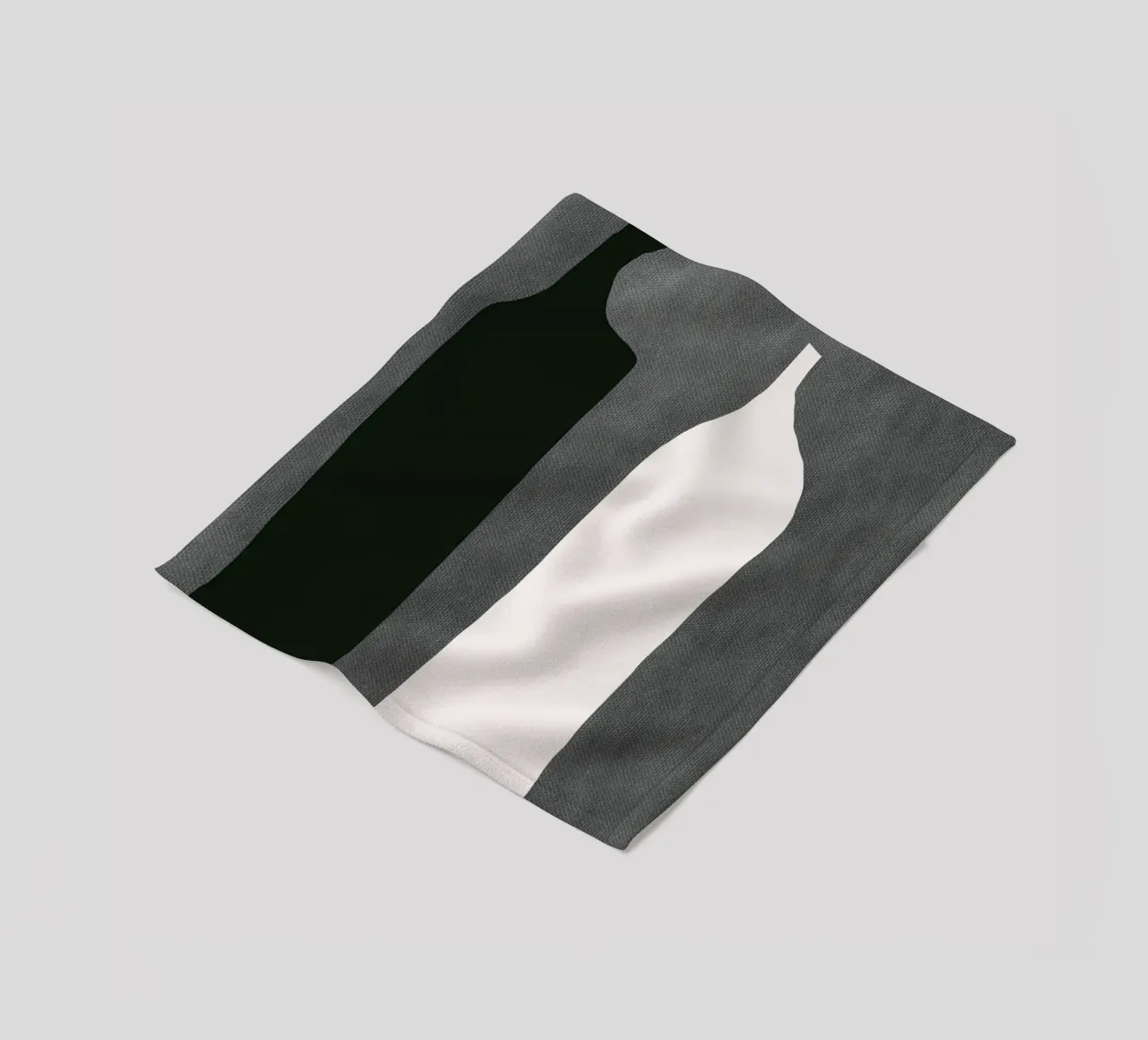 Composizione nera 06 coperta in pile da Little Dean