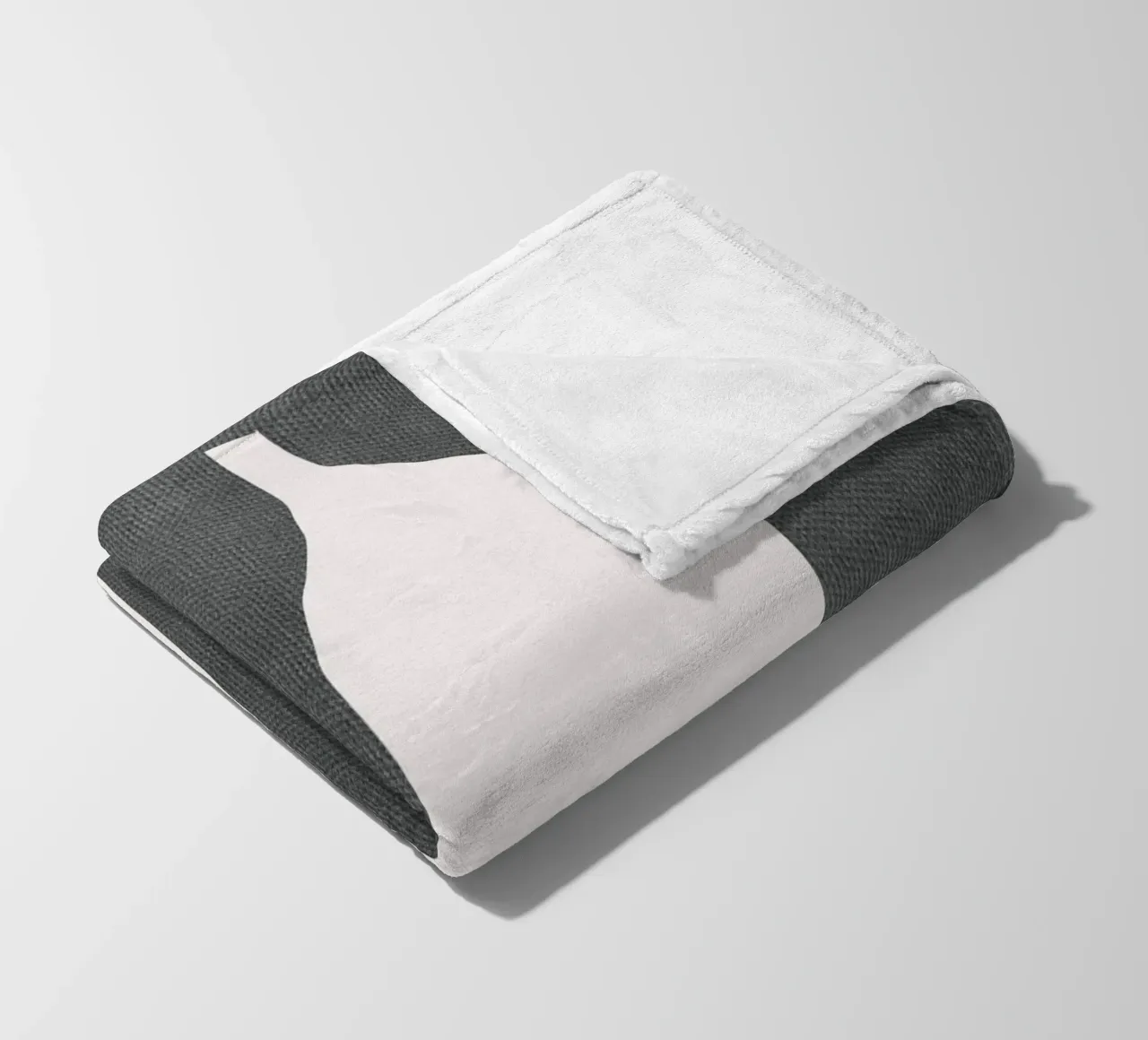 Composizione nera 06 coperta in pile da Little Dean
