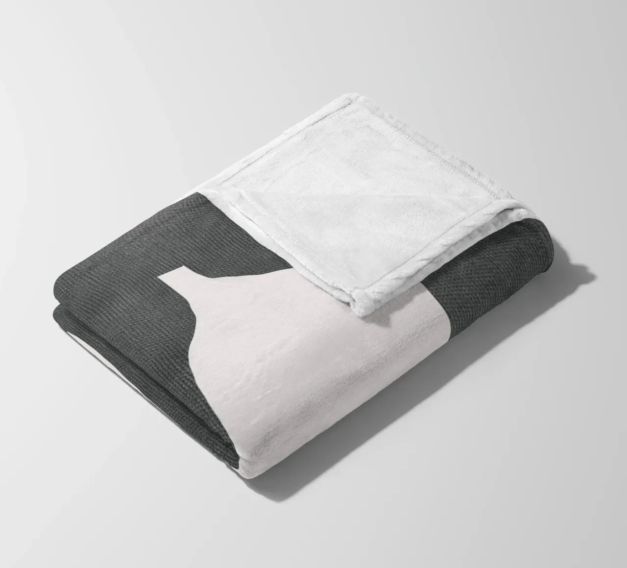 Composizione nera 06 coperta in pile da Little Dean