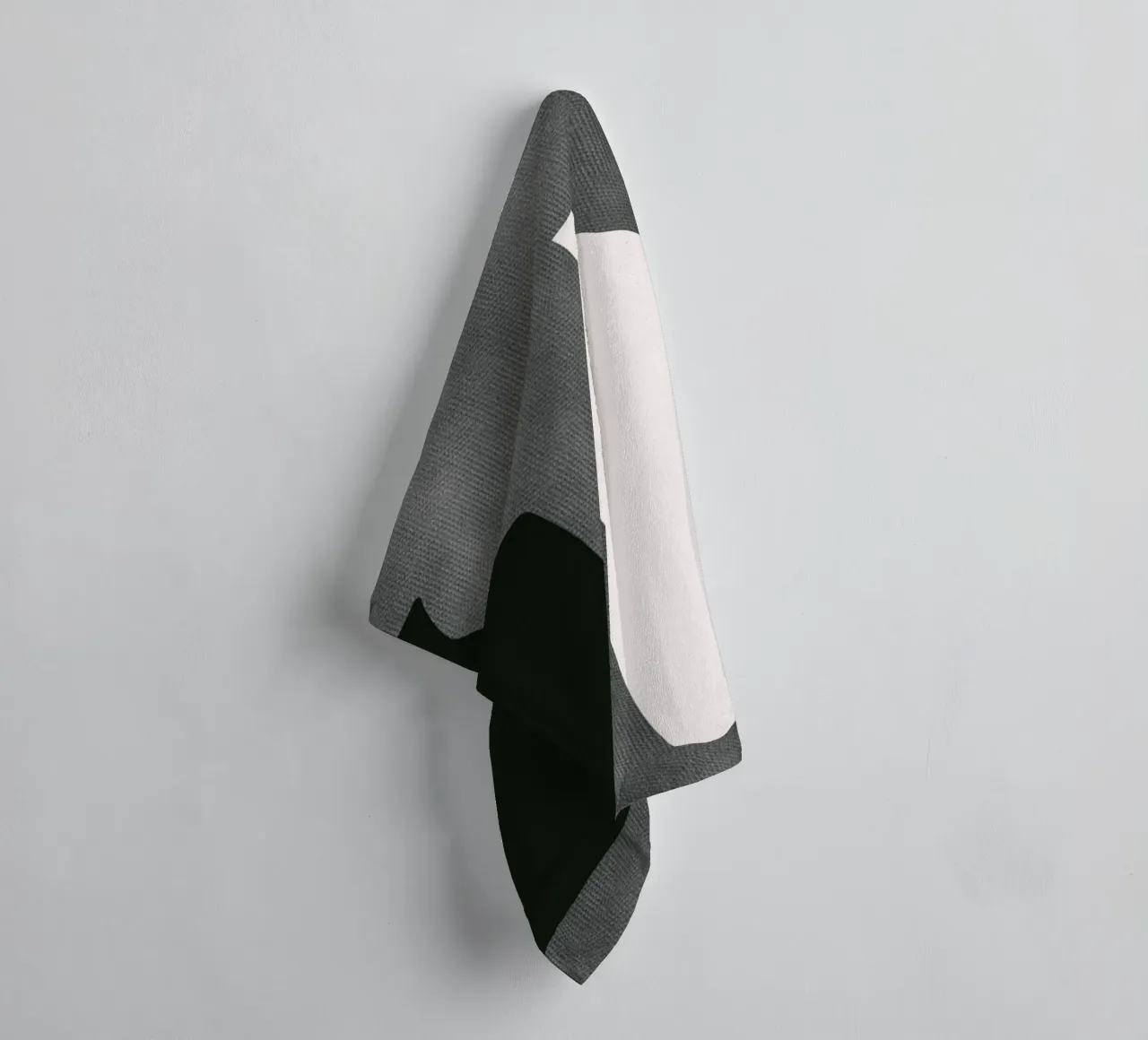 Composizione nera 06 asciugamano da bagno da Little Dean