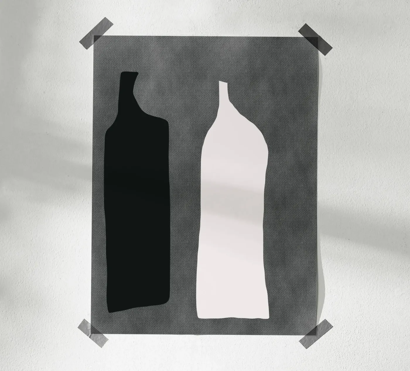 Black composition 06 poster by Little Dean