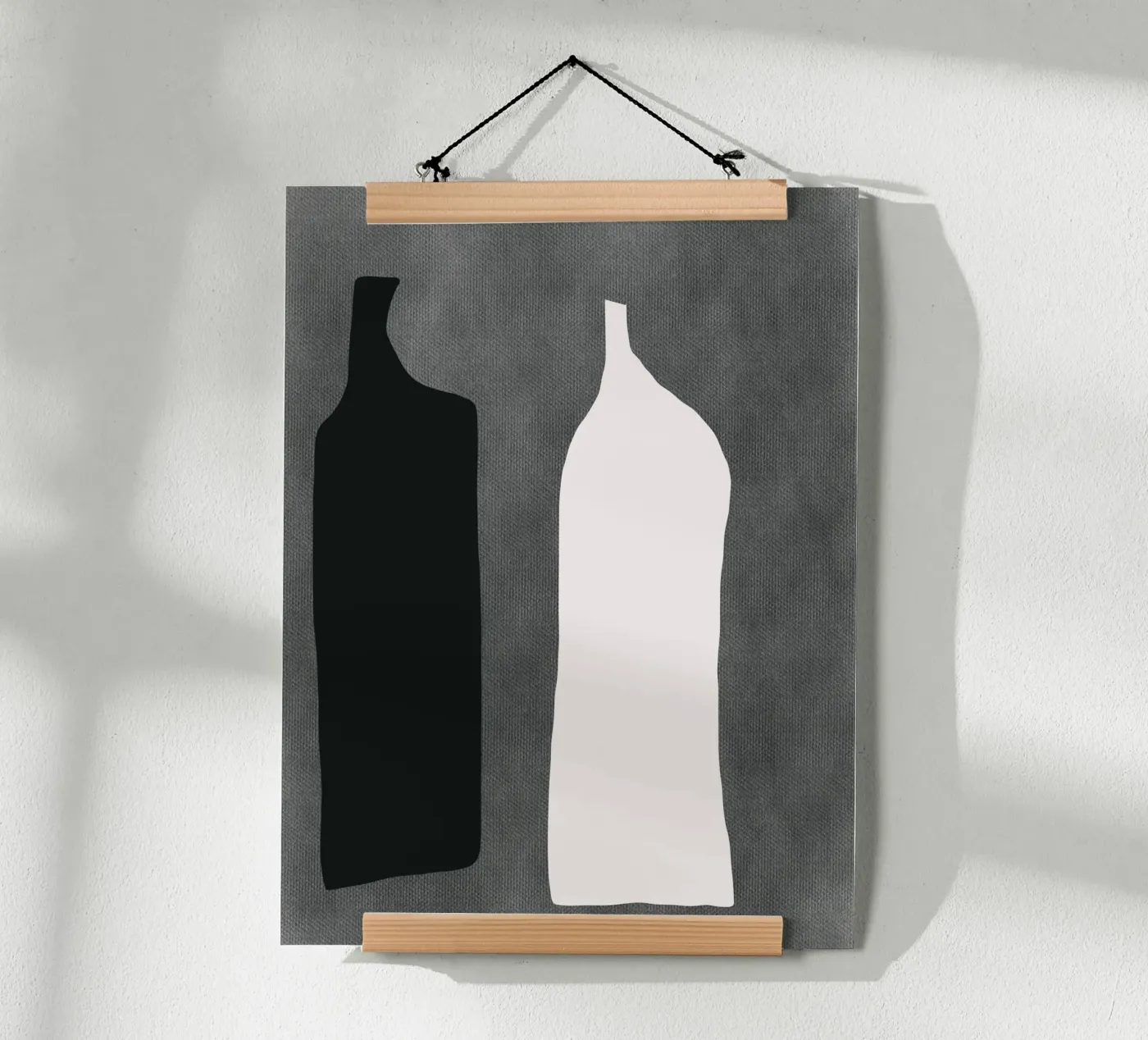 Black composition 06 poster by Little Dean