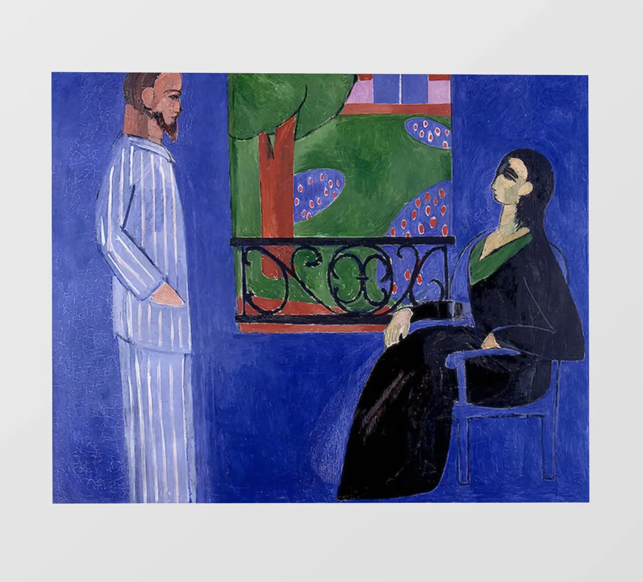 Matisse La conversazione, 1909 pellicola backlit da MinaHome