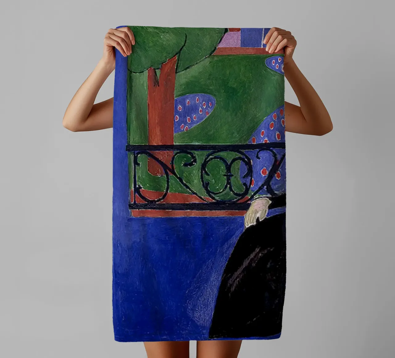 Matisse La conversazione, 1909 asciugamano da bagno da MinaHome