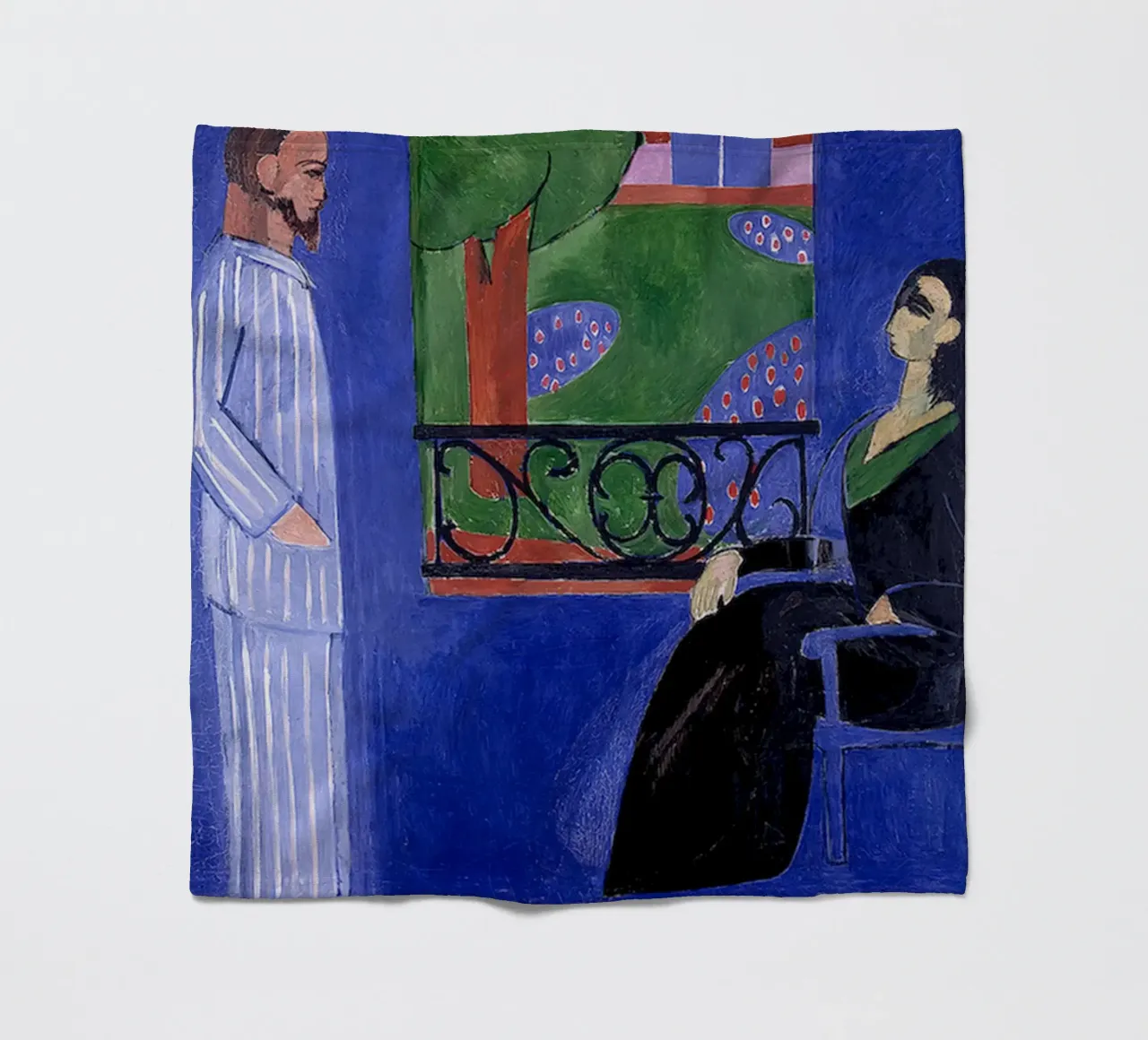 Matisse La conversazione, 1909 coperta in pile da MinaHome
