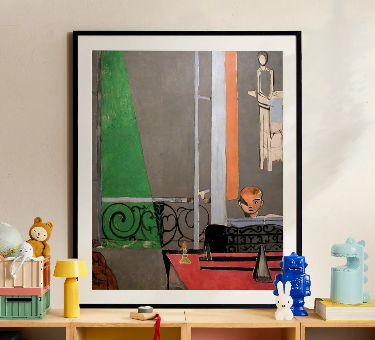 Matisse The Piano Lesson, 1916 poster con telaio in plastica da MinaHome