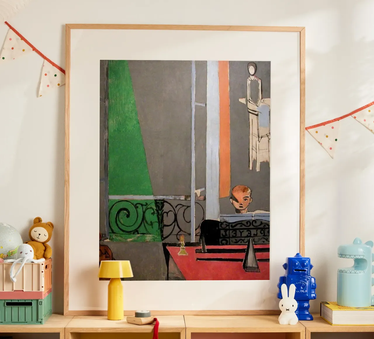 Matisse The Piano Lesson, 1916 poster con telaio in plastica da MinaHome