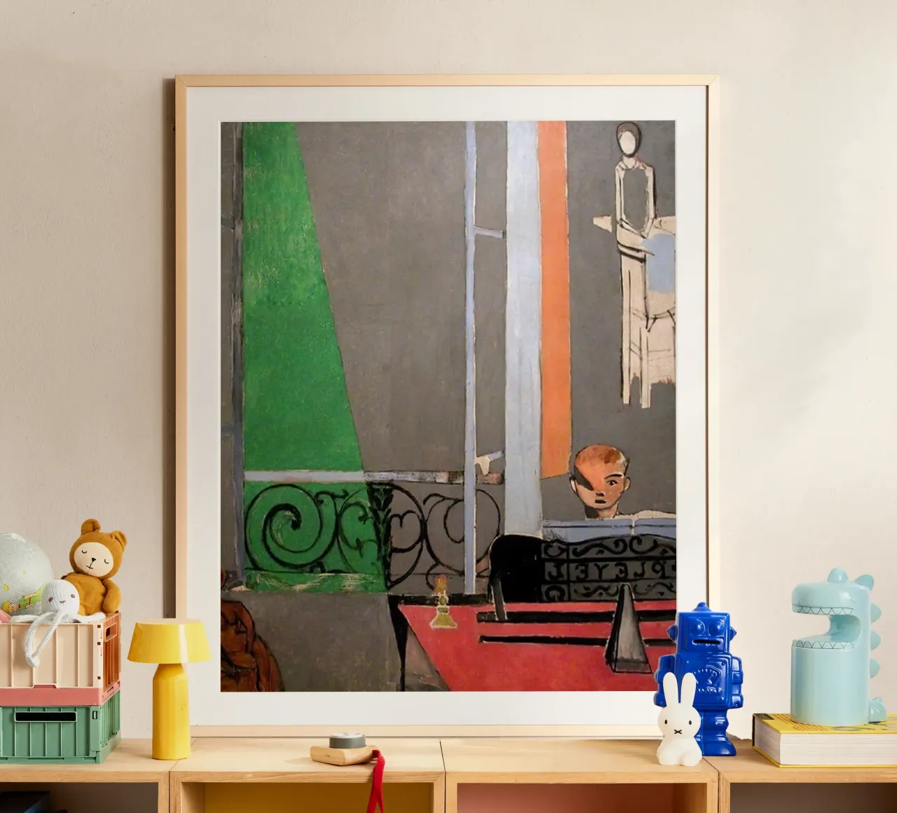 Matisse The Piano Lesson, 1916 poster con telaio in plastica da MinaHome