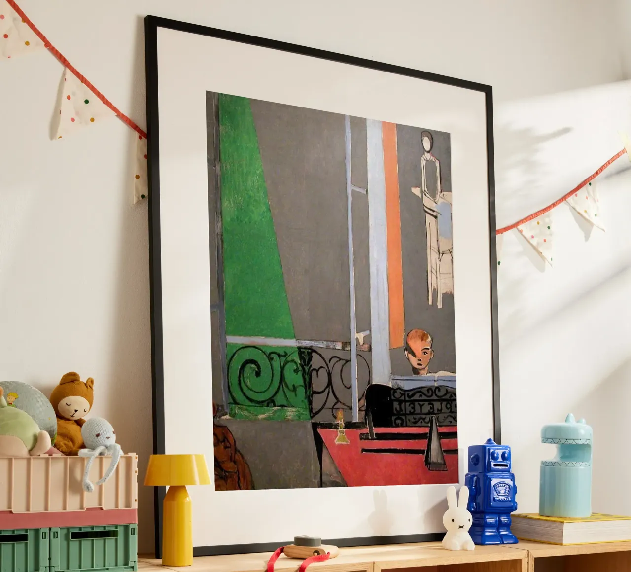 Matisse The Piano Lesson, 1916 poster con telaio in plastica da MinaHome