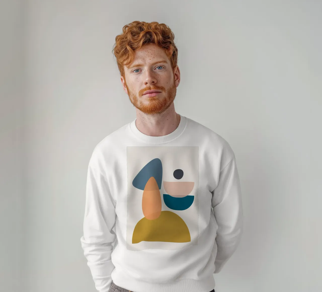 Free Abstract Shapes I sweatshirt van cityart