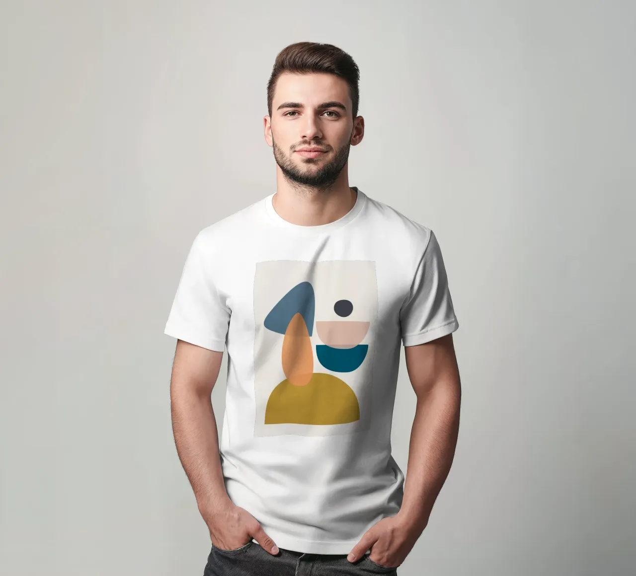 Free Abstract Shapes I t-shirt da cityart