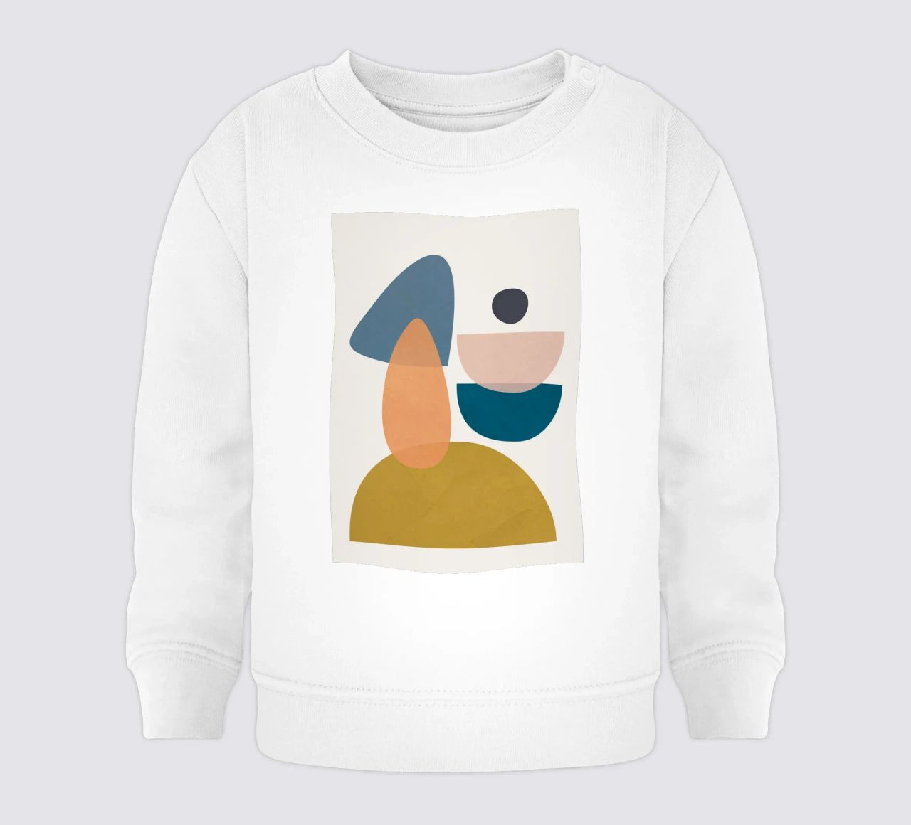 Free Abstract Shapes I felpa neonato da cityart