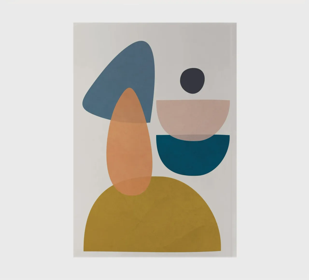 Free Abstract Shapes I notebook by cityart