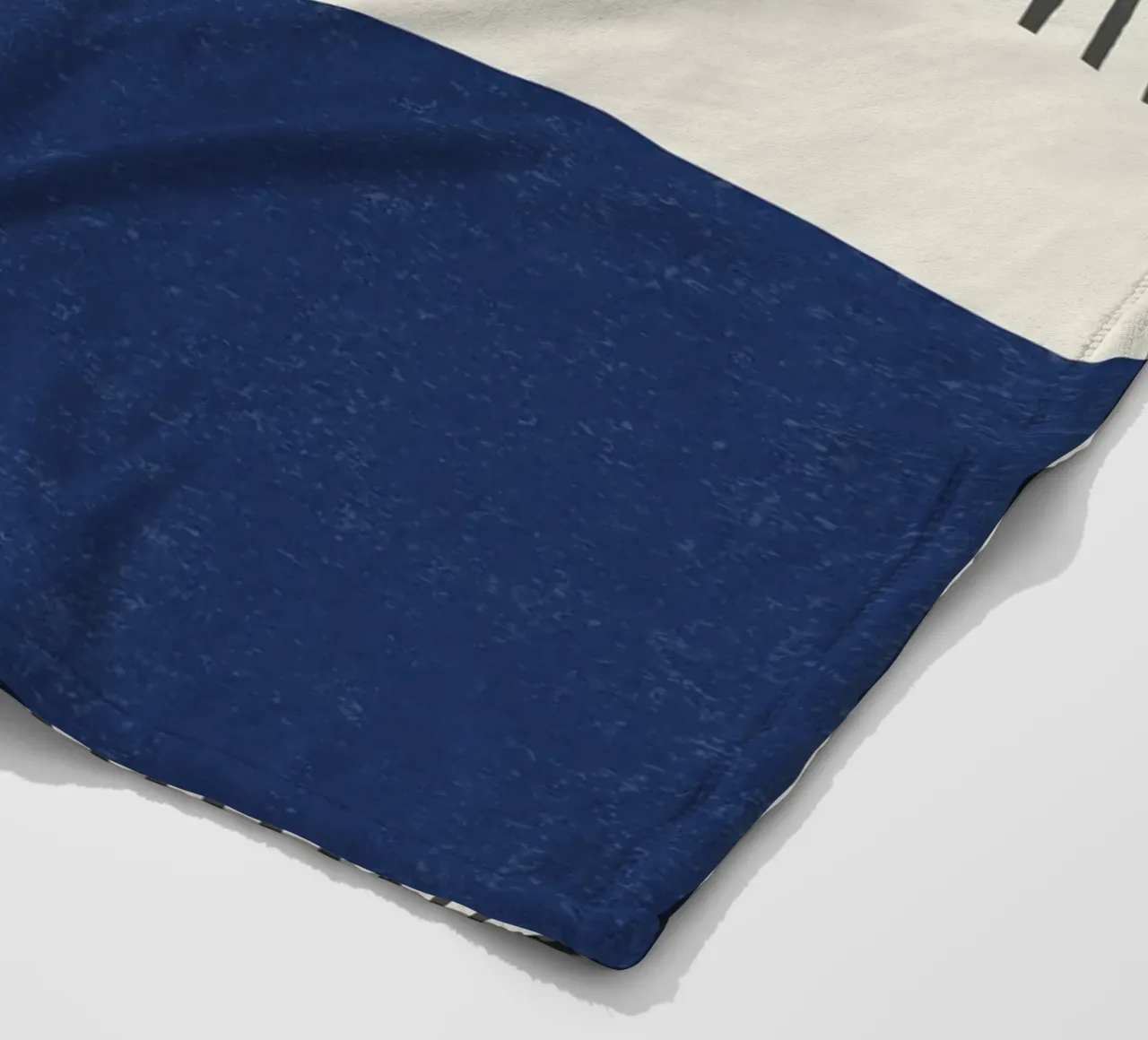 Linee del quarto di cerchio - Oro grigio coperta in pile da MoonlightPrint