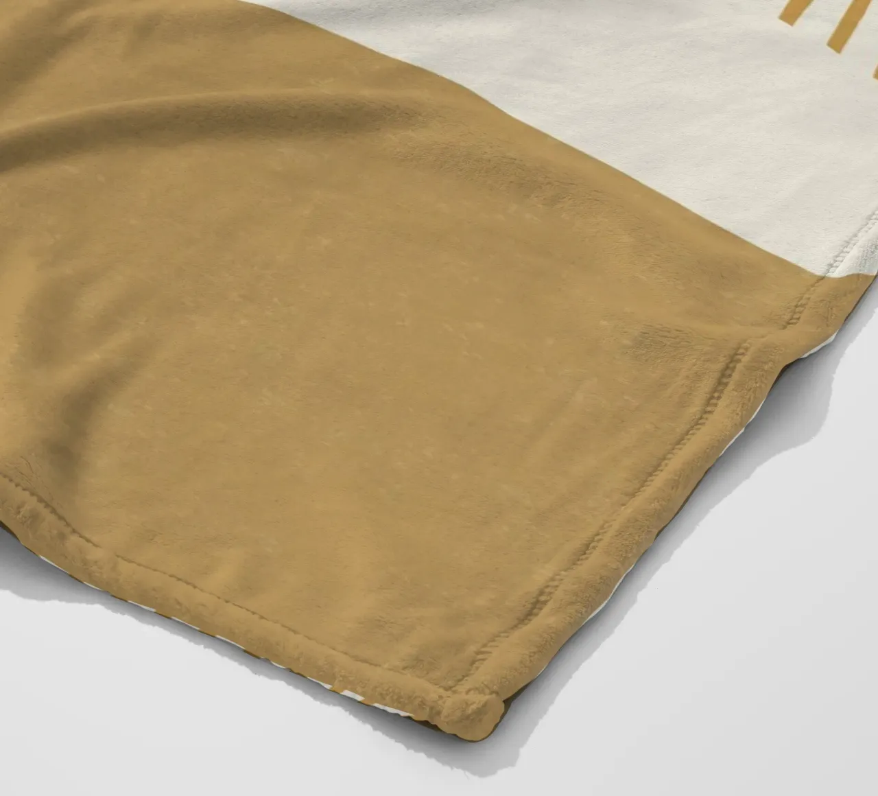 Linee del quarto di cerchio - Oro grigio coperta in pile da MoonlightPrint