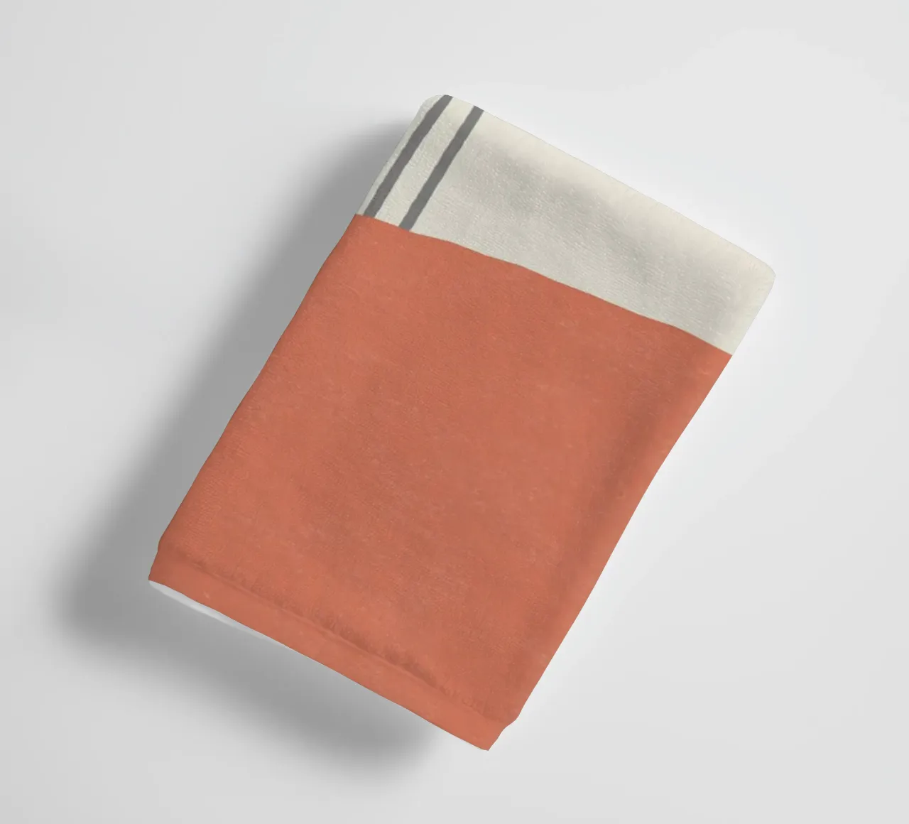 Quarter Circle Lines - Gray Gold towel by MoonlightPrint