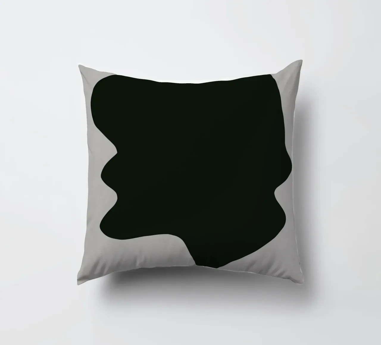 Composizione nera 07 cuscino da Little Dean