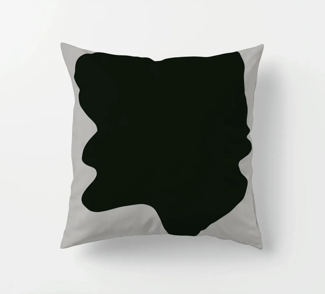 Composizione nera 07 cuscino da Little Dean