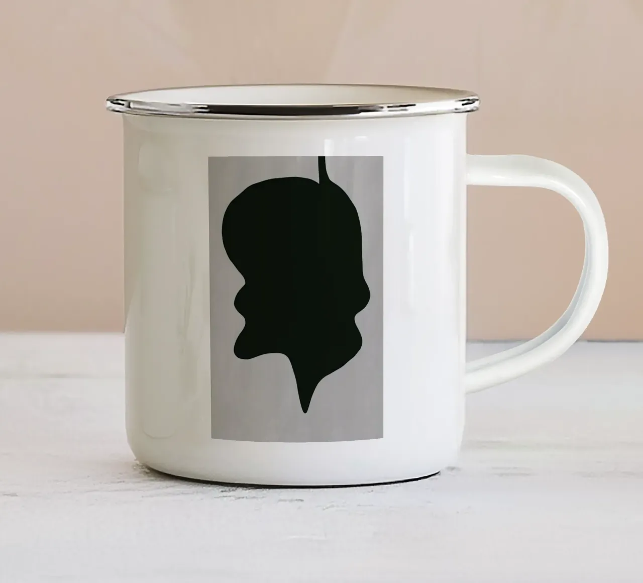 Composizione nera 07 tazza in smalto da Little Dean