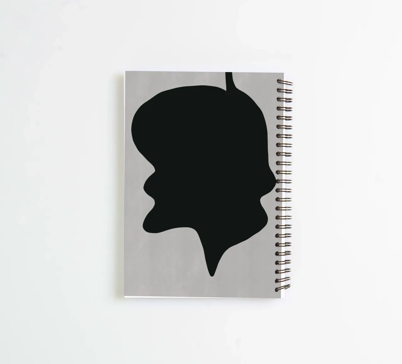 Black composition 07 spiral notebook by Little Dean