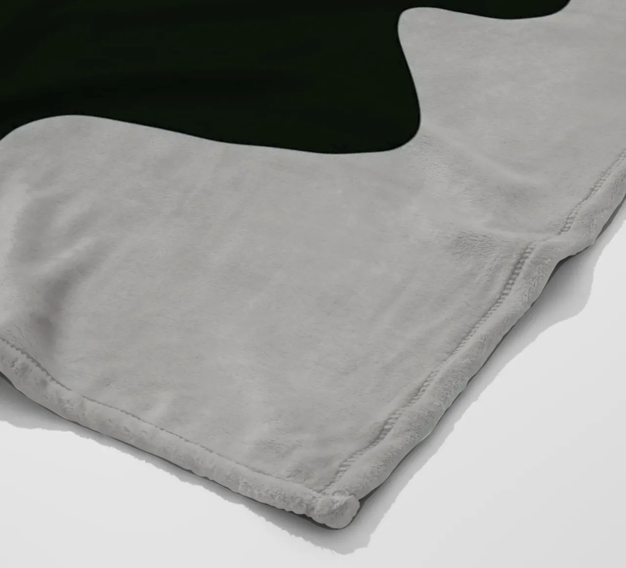 Composizione nera 07 coperta in pile da Little Dean