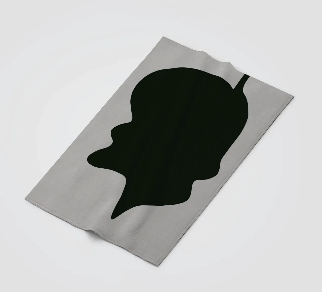 Composizione nera 07 coperta in pile da Little Dean