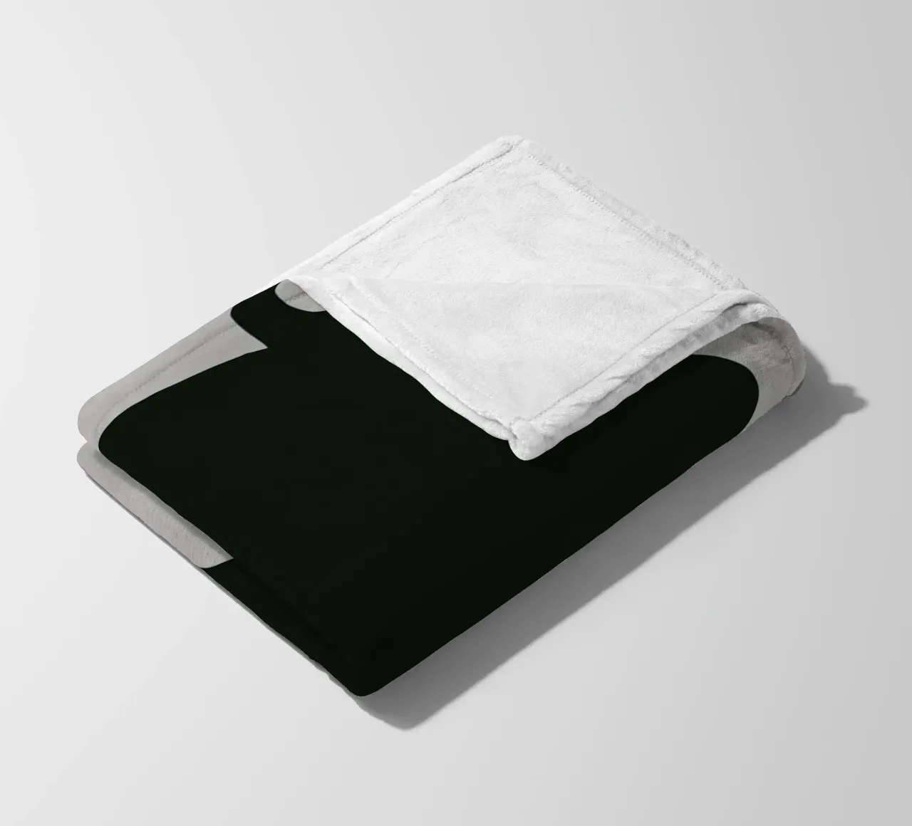 Composizione nera 07 coperta in pile da Little Dean
