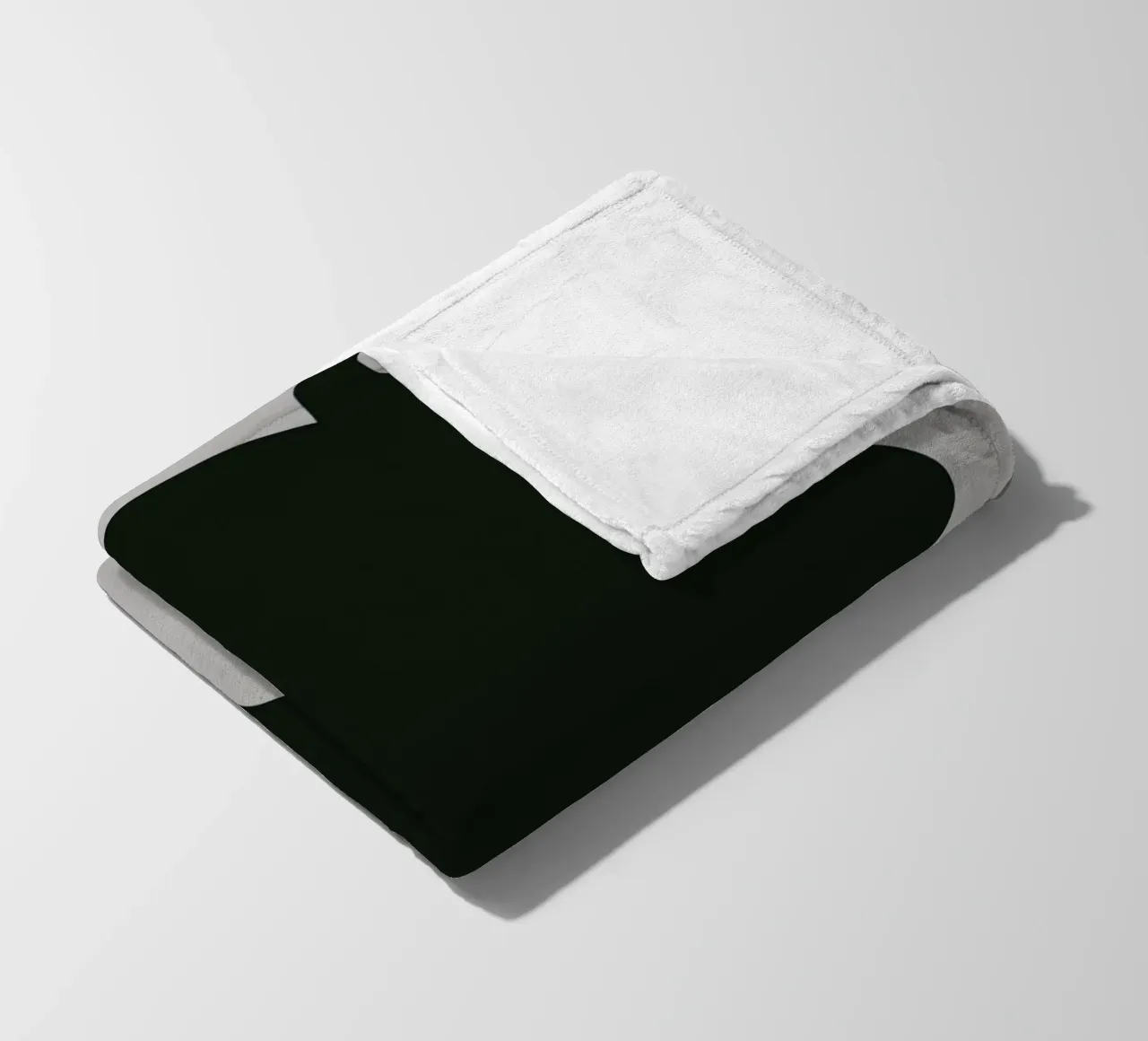 Composizione nera 07 coperta in pile da Little Dean