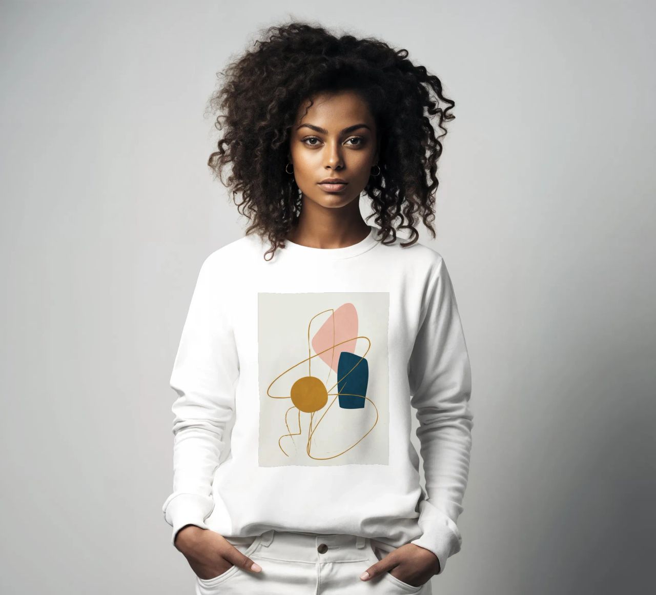 Minimal Abstract Shapes No 46 felpa da cityart