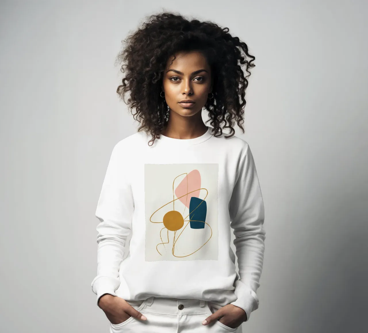 Minimal Abstract Shapes No 46 felpa da cityart